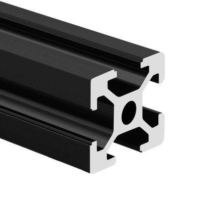 Linear Rail 2020 Black Anodized Aluminum Profile Extrusion for DIY 3D Printer Workbench CNC